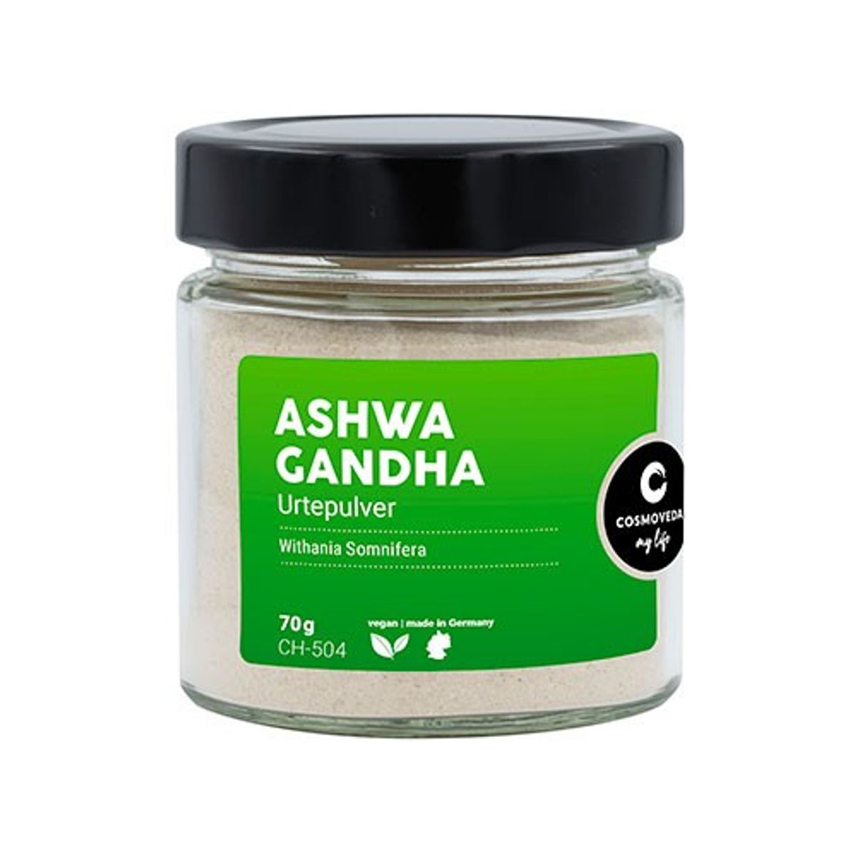 Ashwagandha pulver - 70 gram - Cosmoveda