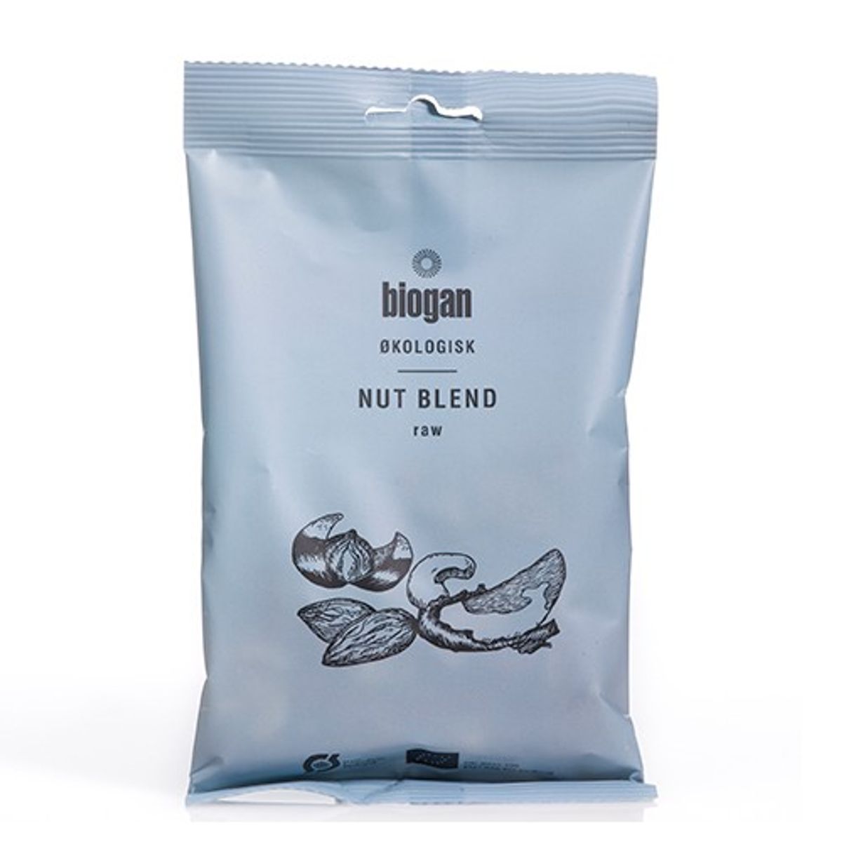 Nut Blend Raw Økologisk - 100 gram - Biogan