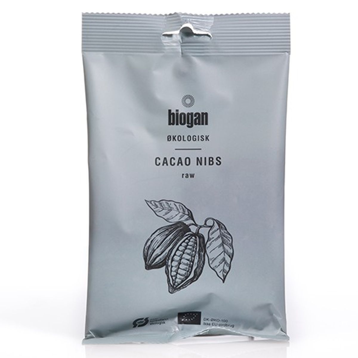 Cacao nips Criollo raw Økologisk - 80 gram - Biogan