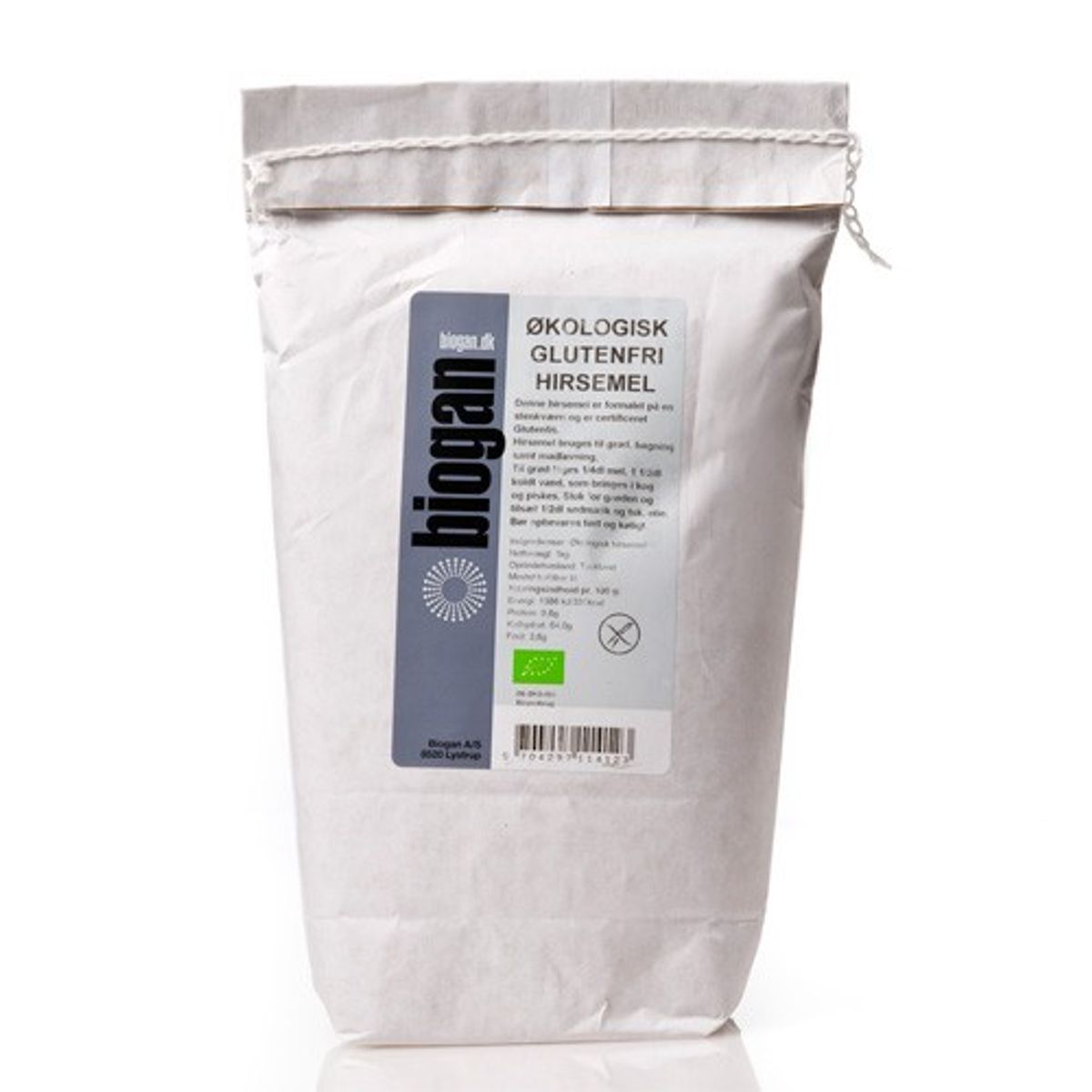 Hirsemel glutenfri Økologisk - 1 kg - Biogan