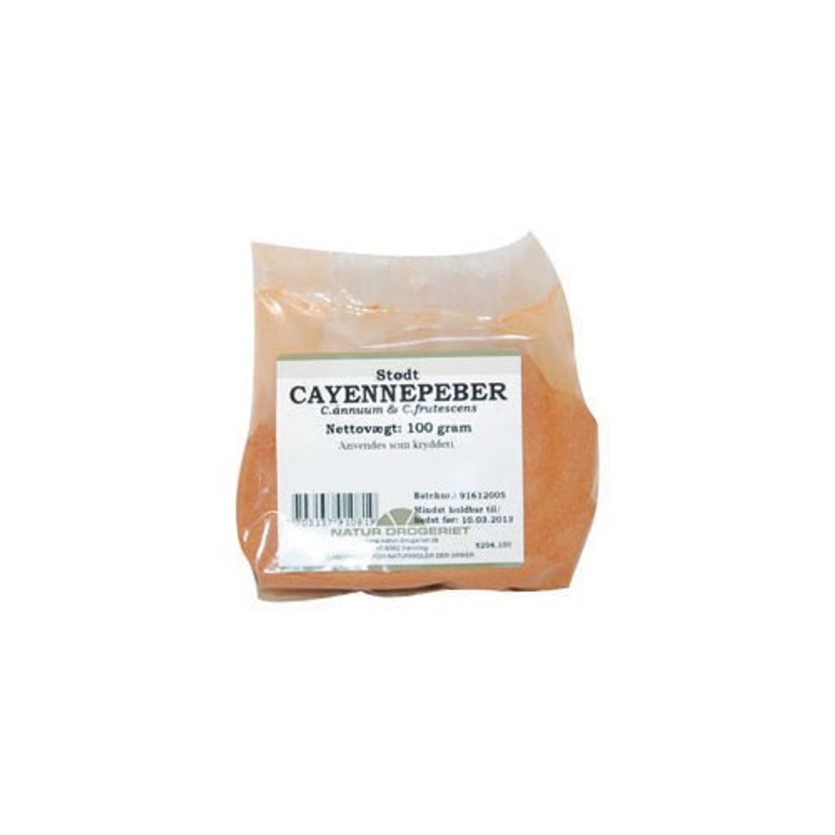 Cayennepeber stødt - 100 gram - Natur Drogeriet