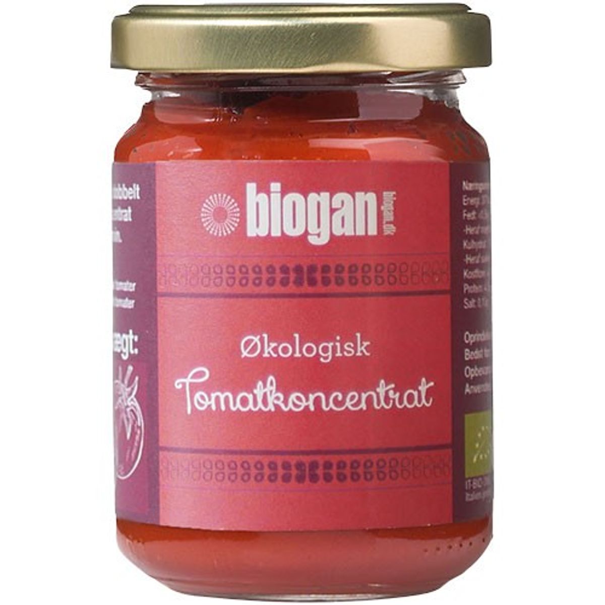 Tomatkoncentrat Økologisk- 150 gr - Biogan