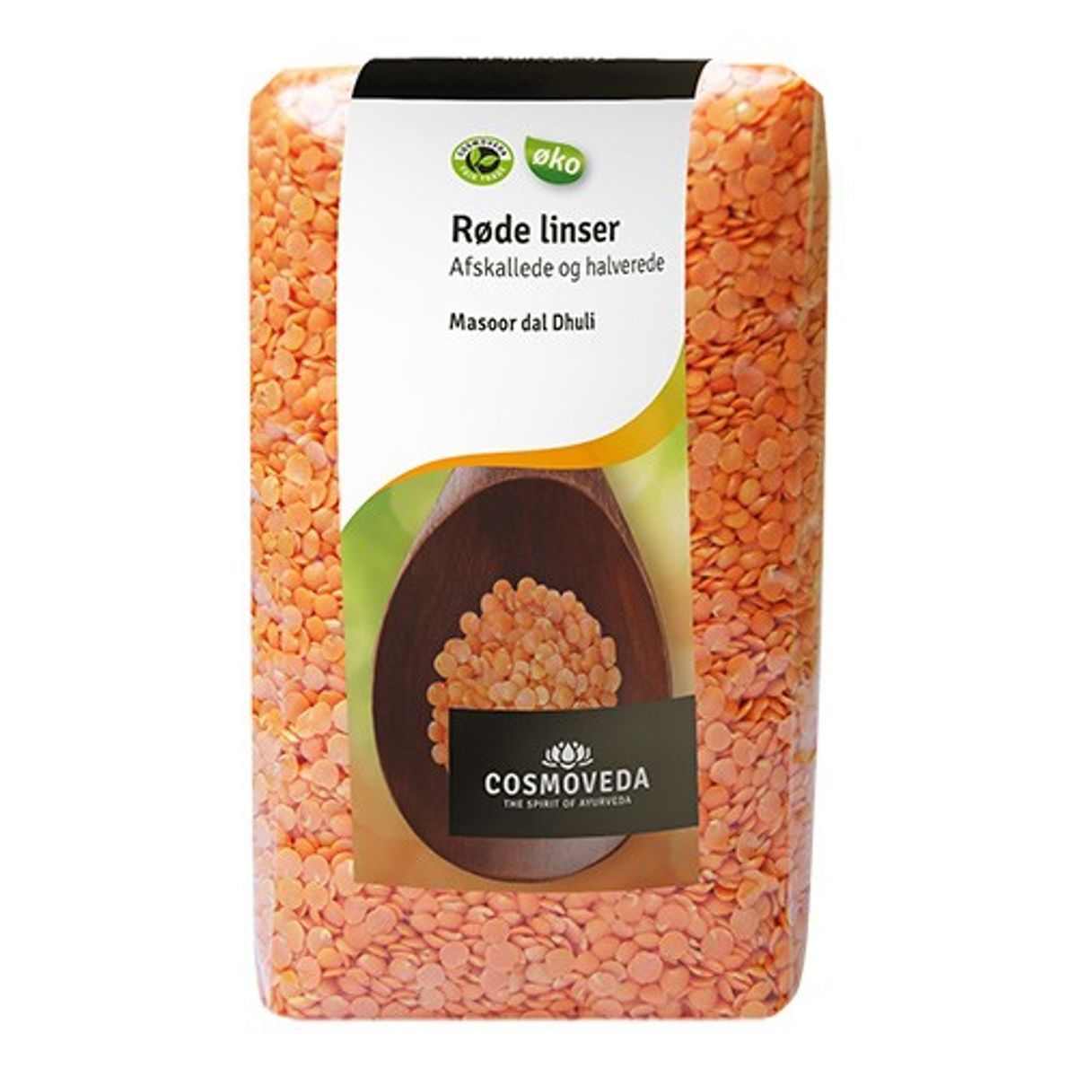 Røde linser (Masoor Dal) Økologisk - 500 gram