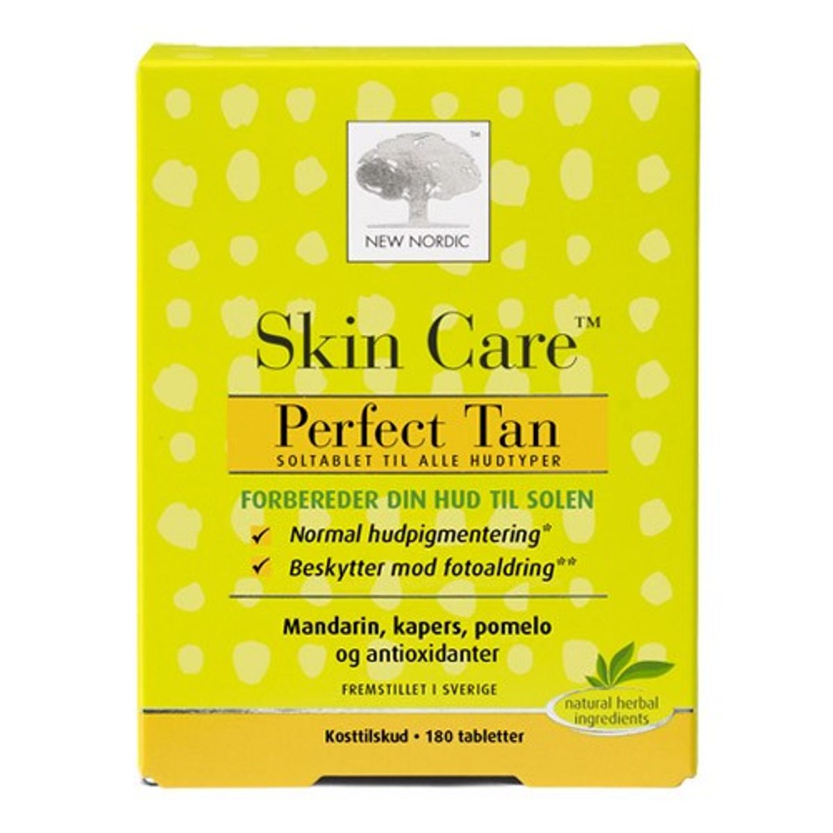 Perfect tan Skin Care - 180 tab - New Nordic