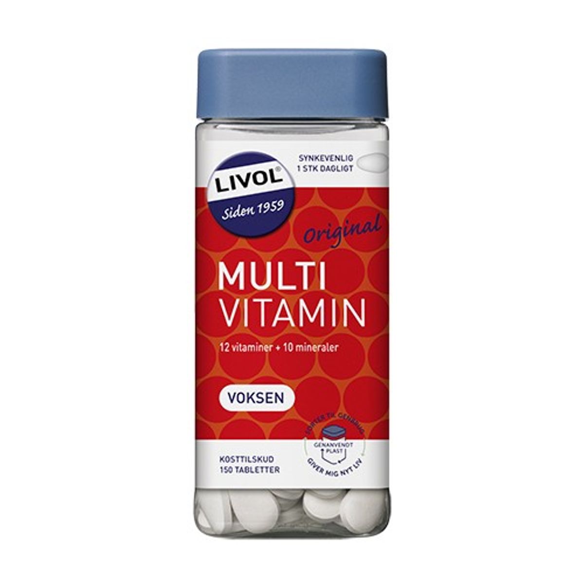 Multi Vitamin Total voksne - 150 tabletter - Livol