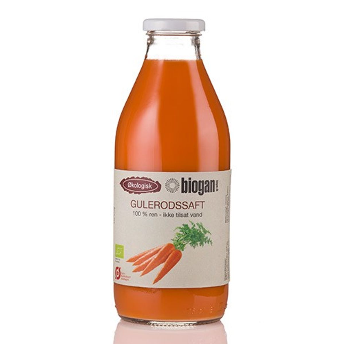 Gulerodssaft Økologisk - 750 ml - Biogan