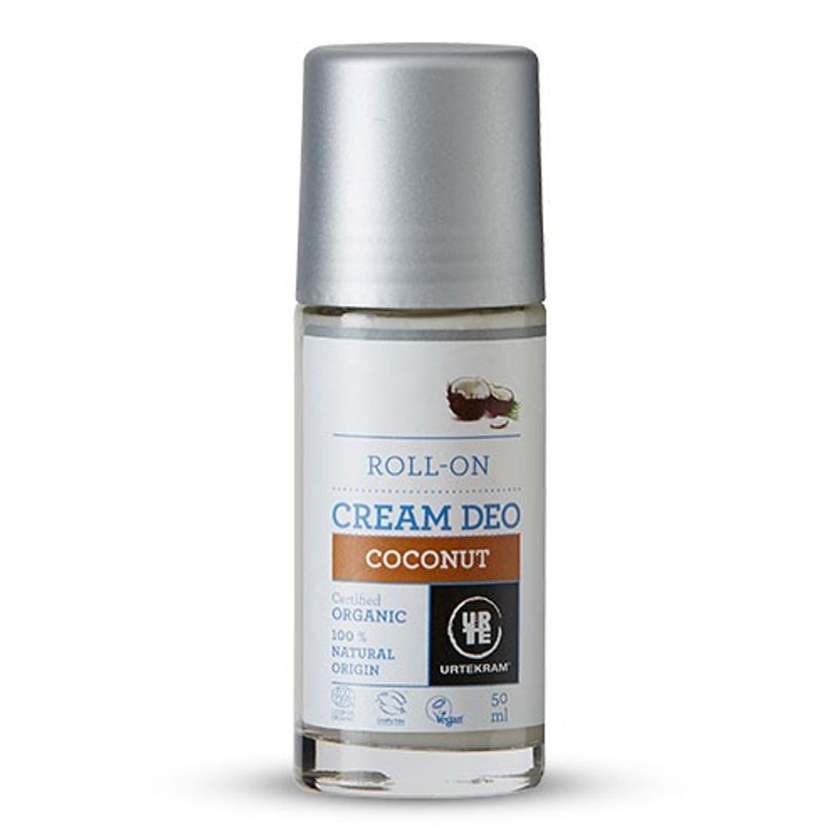 Deo cream roll on coconut - 50 ml - Urtekram