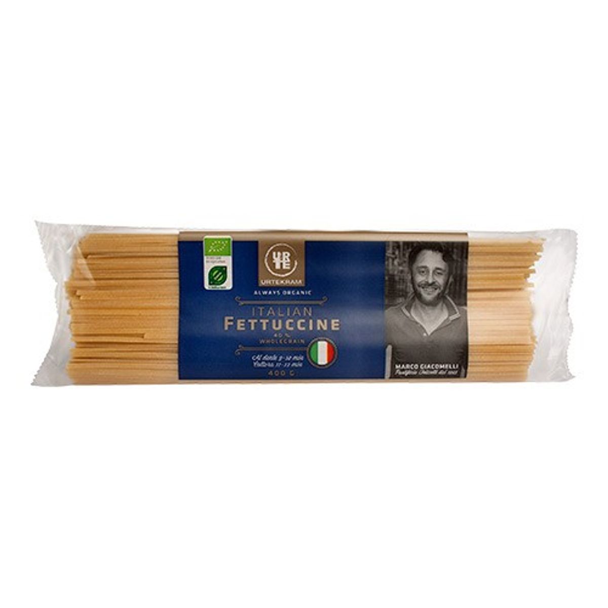 Fettucine fuldkorn Italien Økologisk - 400 gram - Urtekram