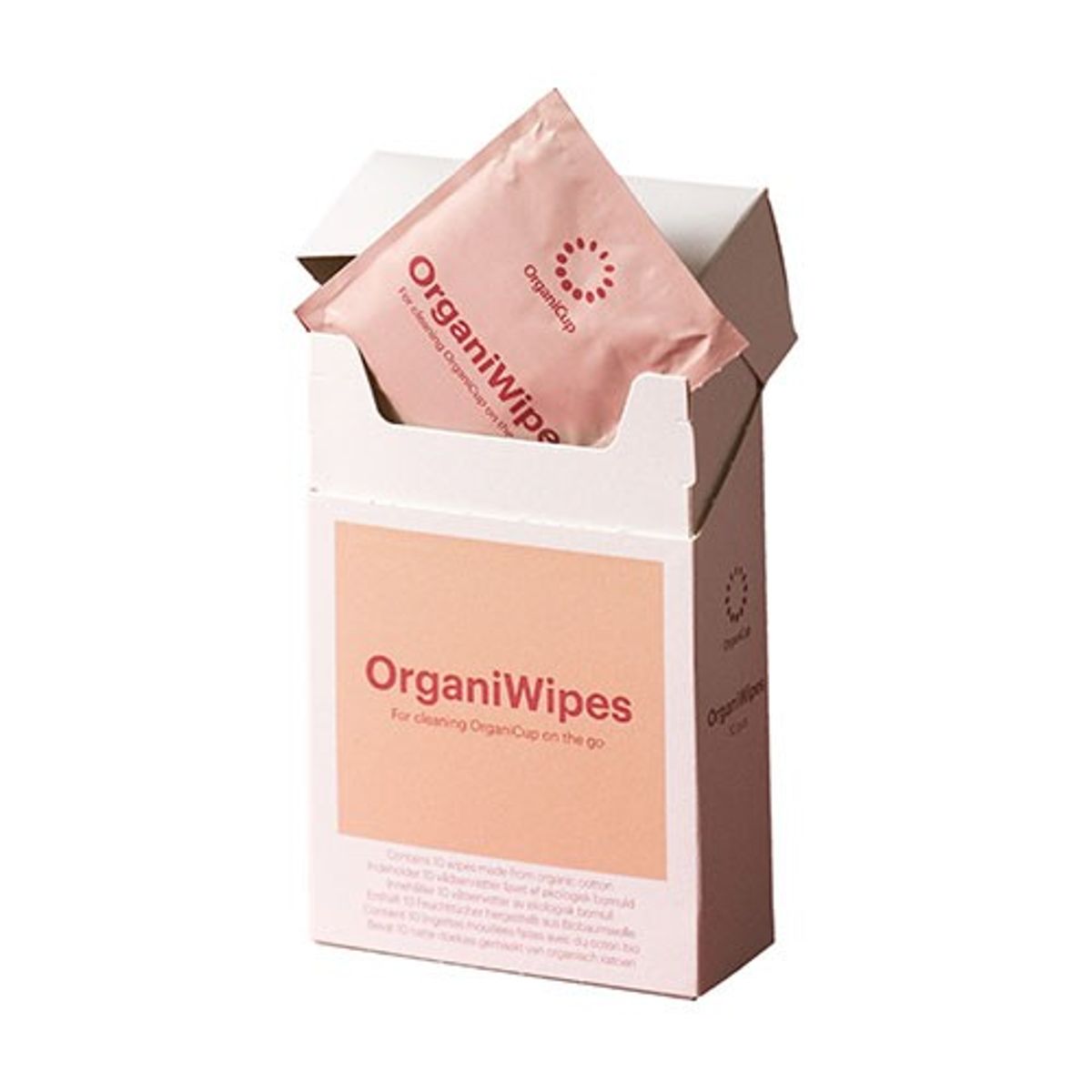 OrganiWipes - 10 stk - OrganiCup