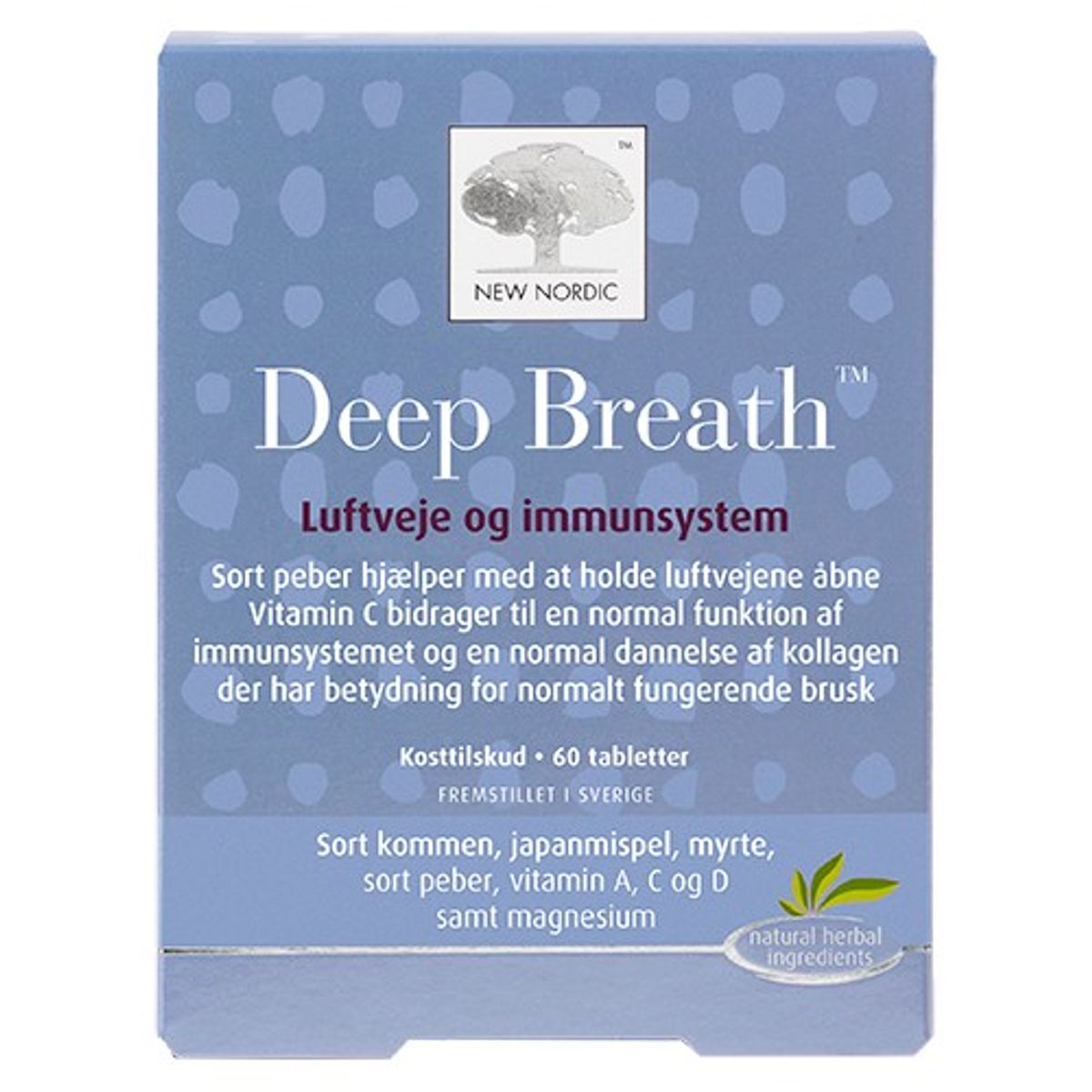 Deep Breath - 60 tabletter - New Nordic