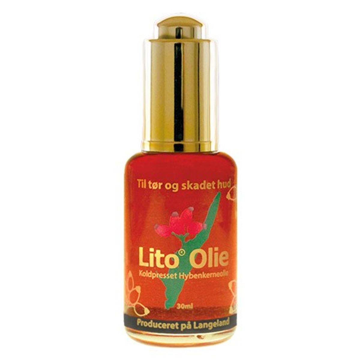 Olie Med duft af Citrongræs - 30 ml - Lito