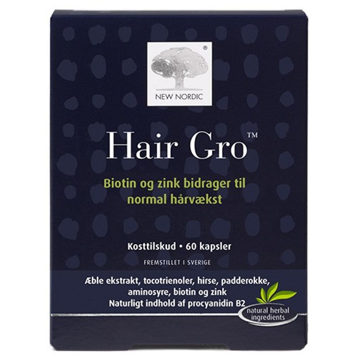 Hair Gro - 60 kapsler - New Nordic