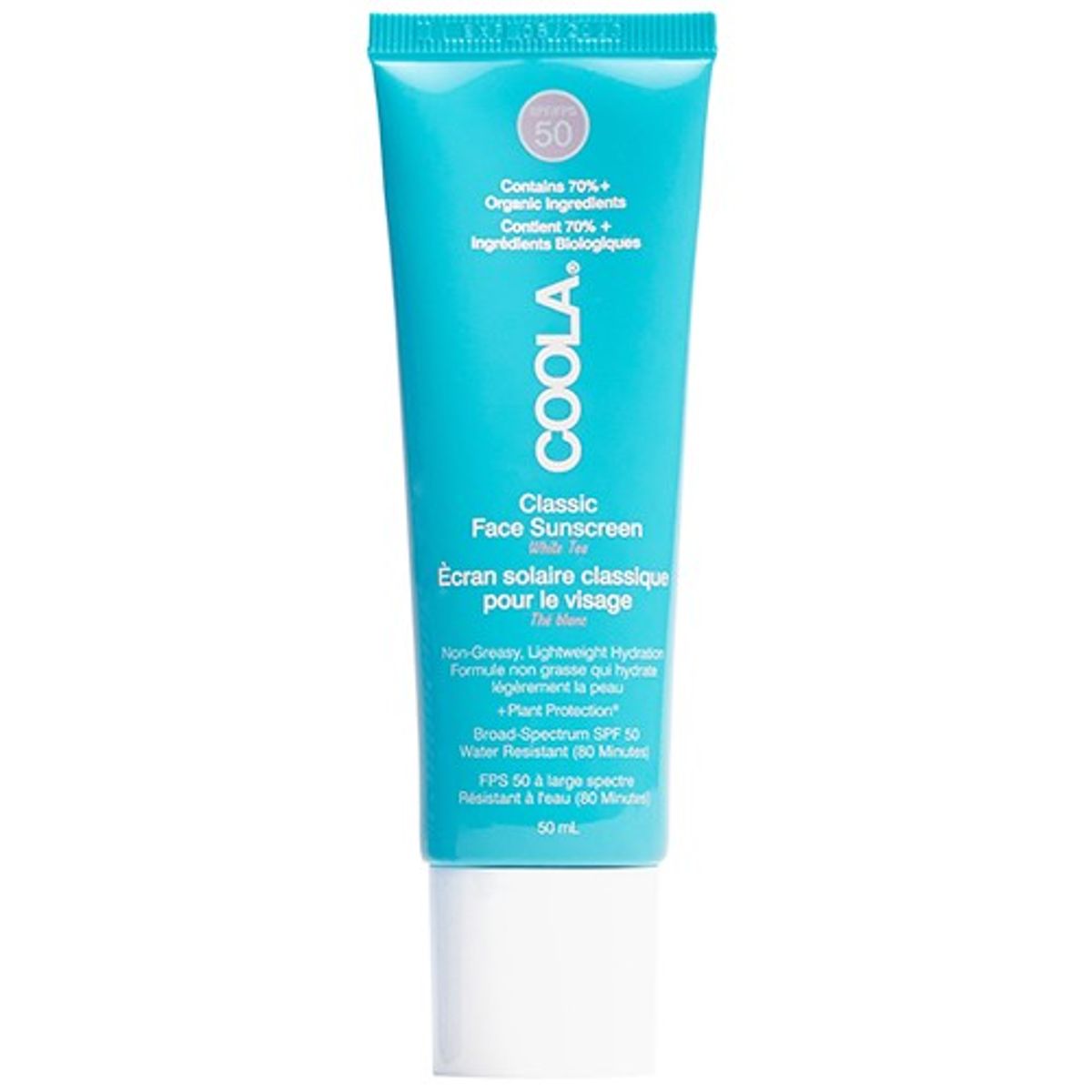 Classic Sport Face SPF50 White Tea - 50 ml - Coola