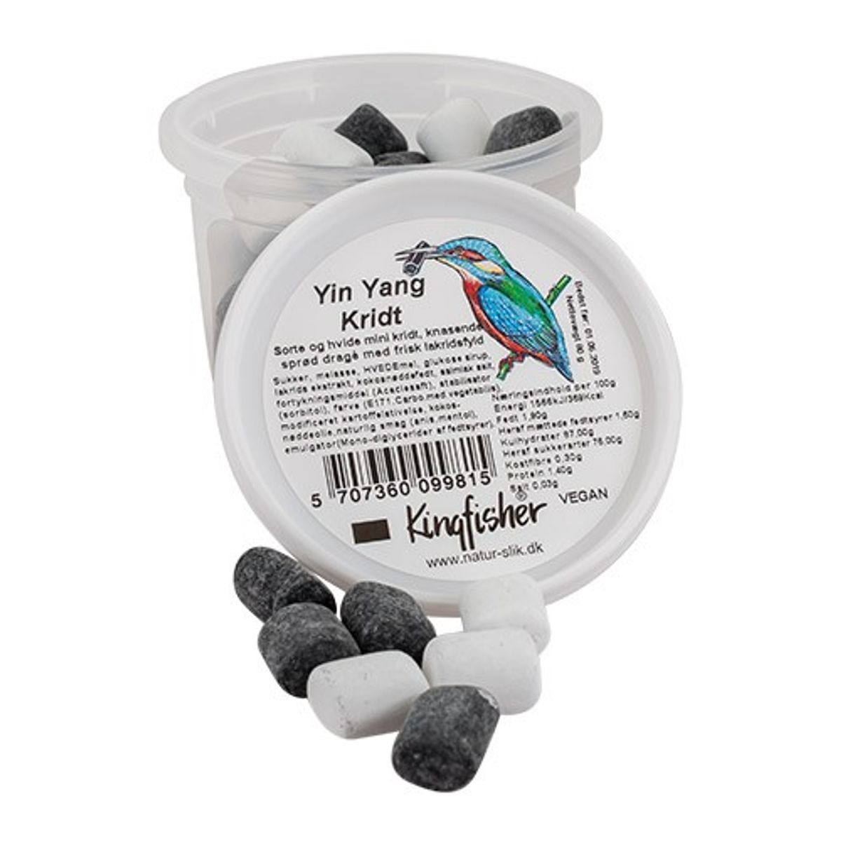 Yin Yang kridt - 80 gram - Kingfisher