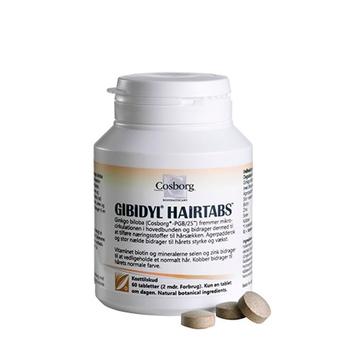 Hairtabs - 120 tabletter - Gibidyl