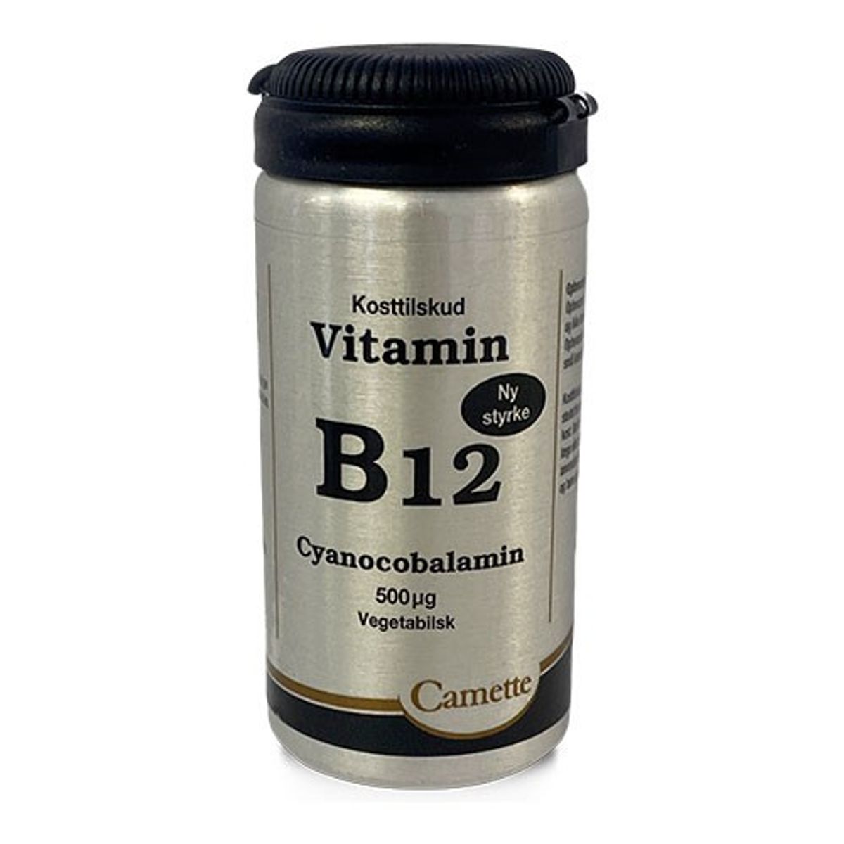 B12 vitamin 500 mcg cyanocobalamin - 90 tabletter - Camette