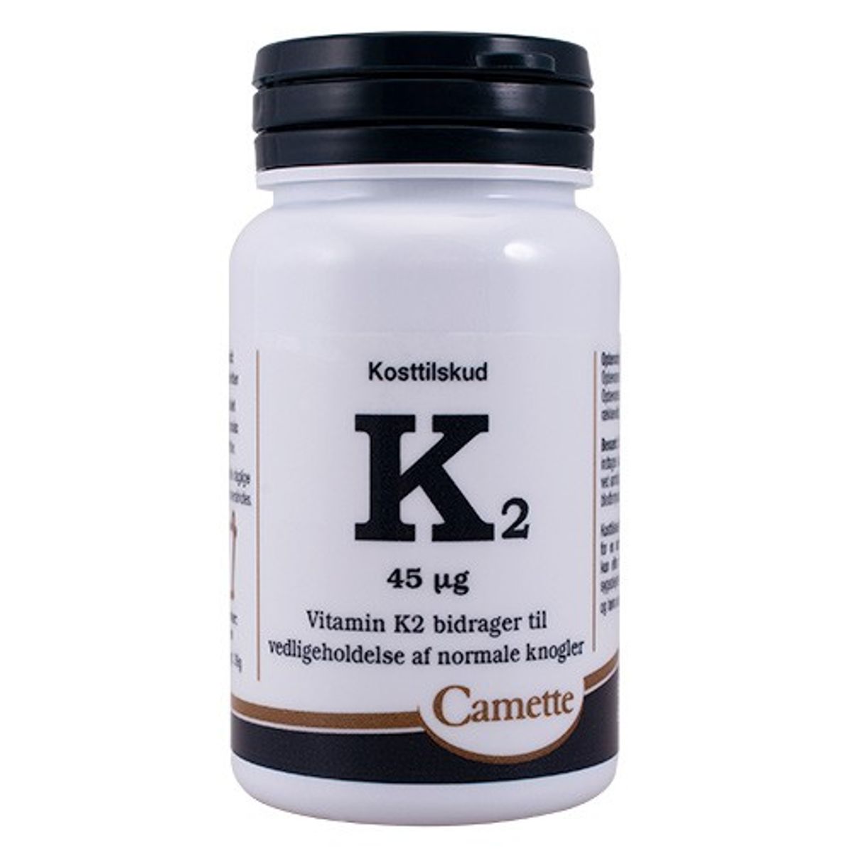 K2 Vitamin 45 mcg. - 180 tabletter - Camette