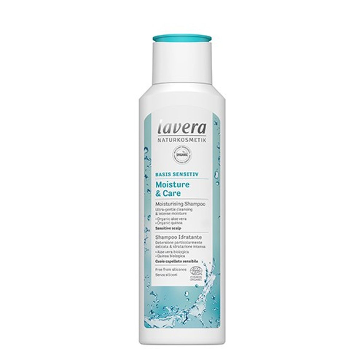 Shampoo Moisture & Care Basis Sensitiv - 250 ml - Lavera