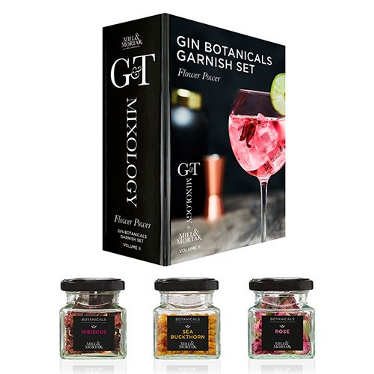 Gaveæske Flower Power G&T Økologisk Mixology vol. II - 35 gram - Mill & Mortar