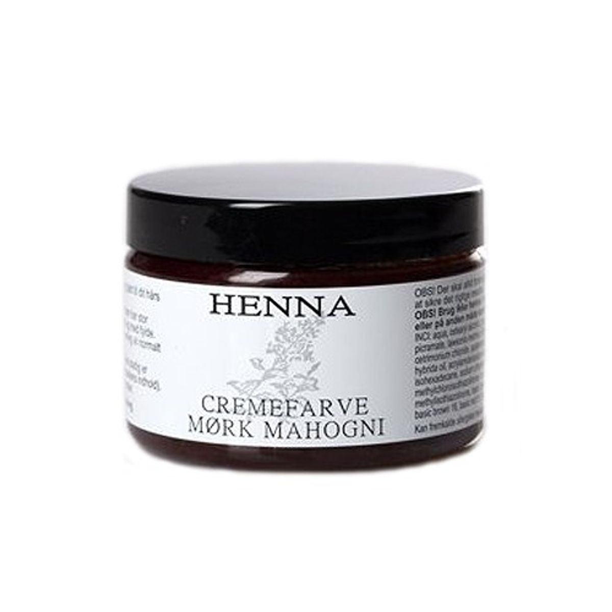 Henna cremefarve mørk mahogni - 140 ml