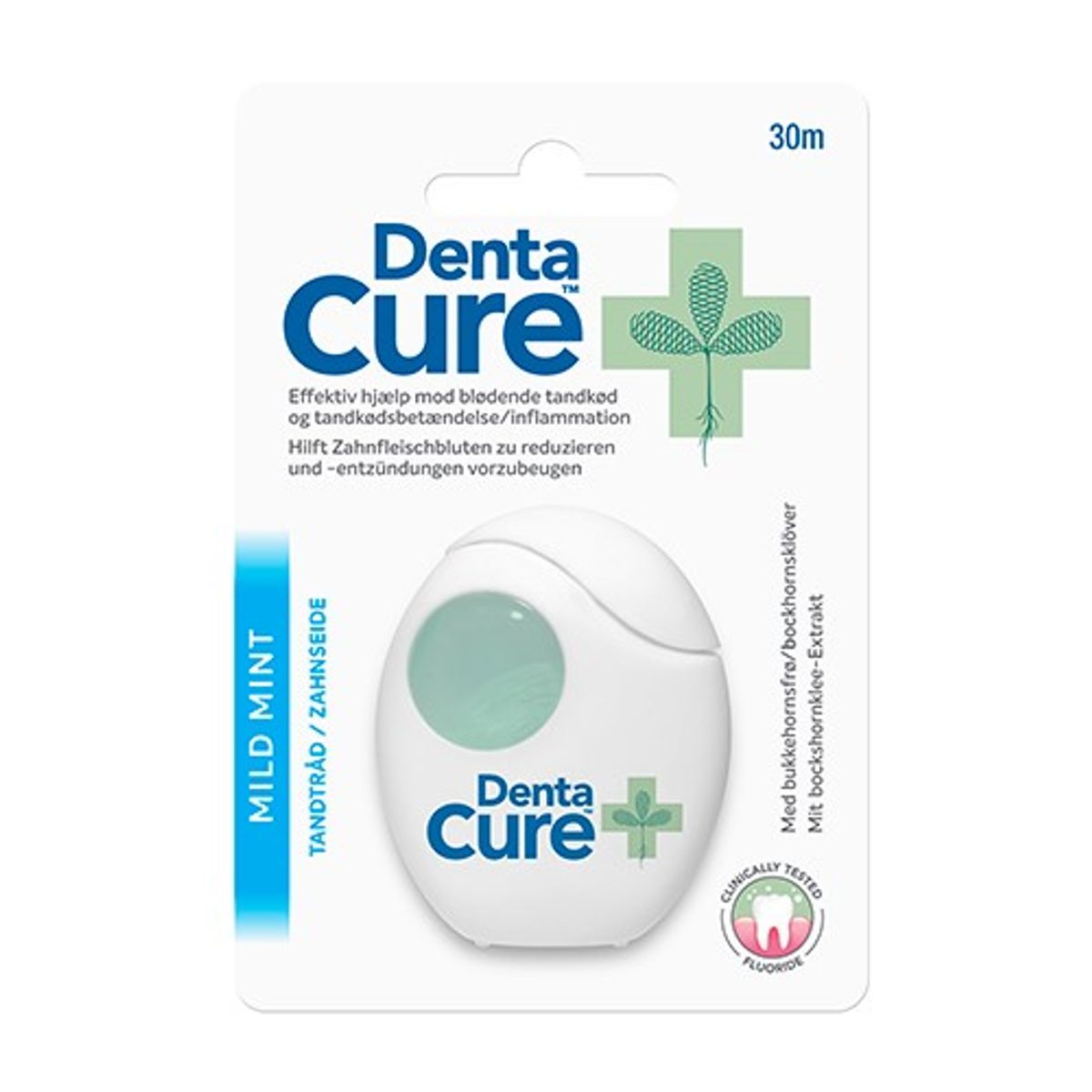 DentaCure mild mint tandtråd - 1 styk - DentaCure