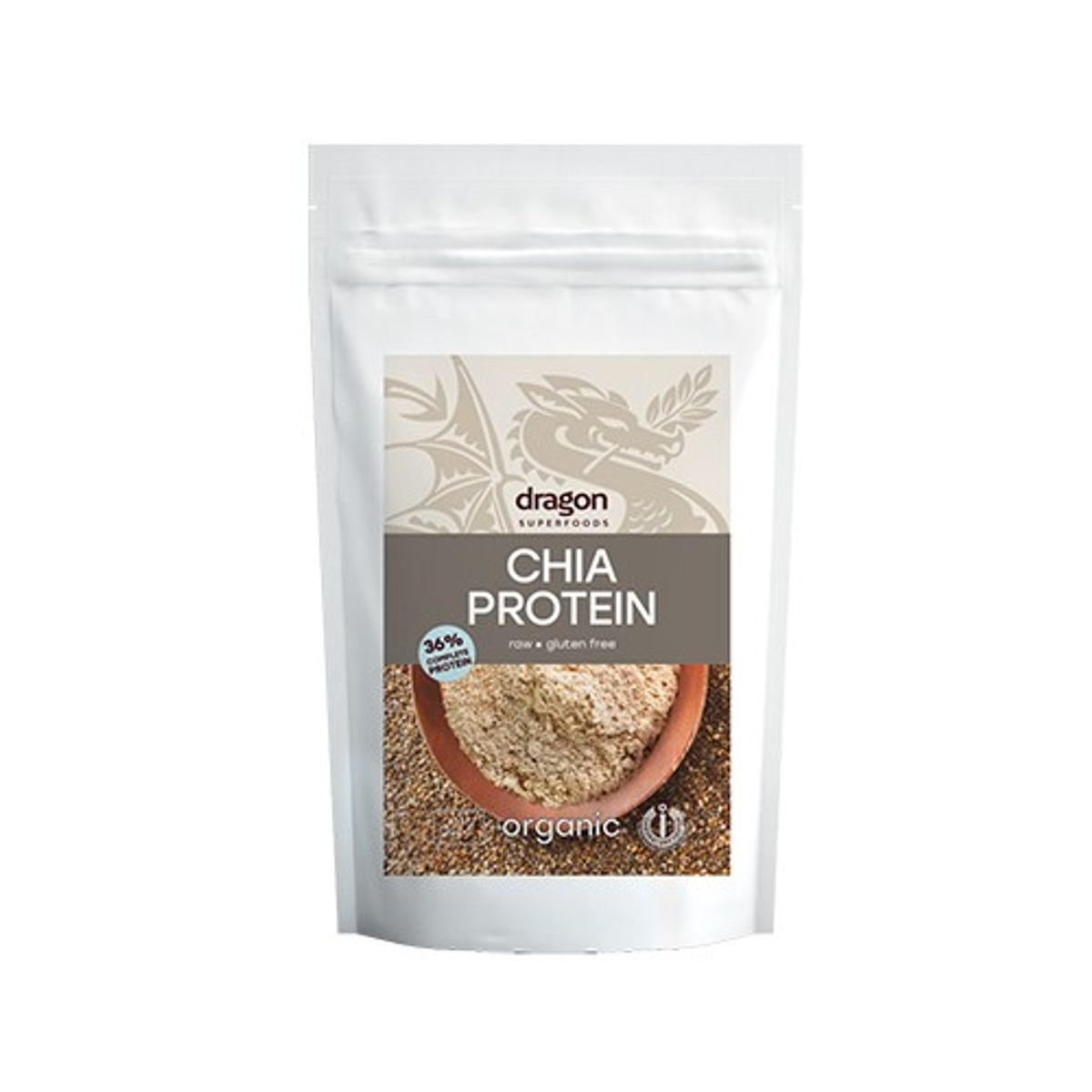 Chia Protein Økologisk - 200 gram - Dragon Superfoods