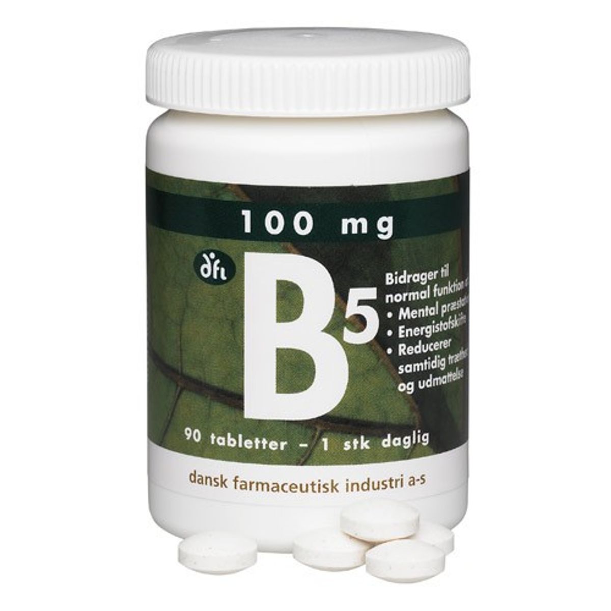 B5 depottablet 100 mg - 90 tab - Dansk Farmaceutisk Industri