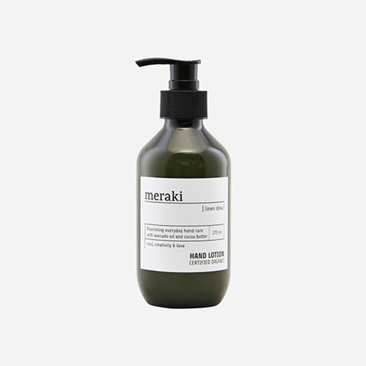 Håndlotion, Linen dew - 275 ml - Meraki