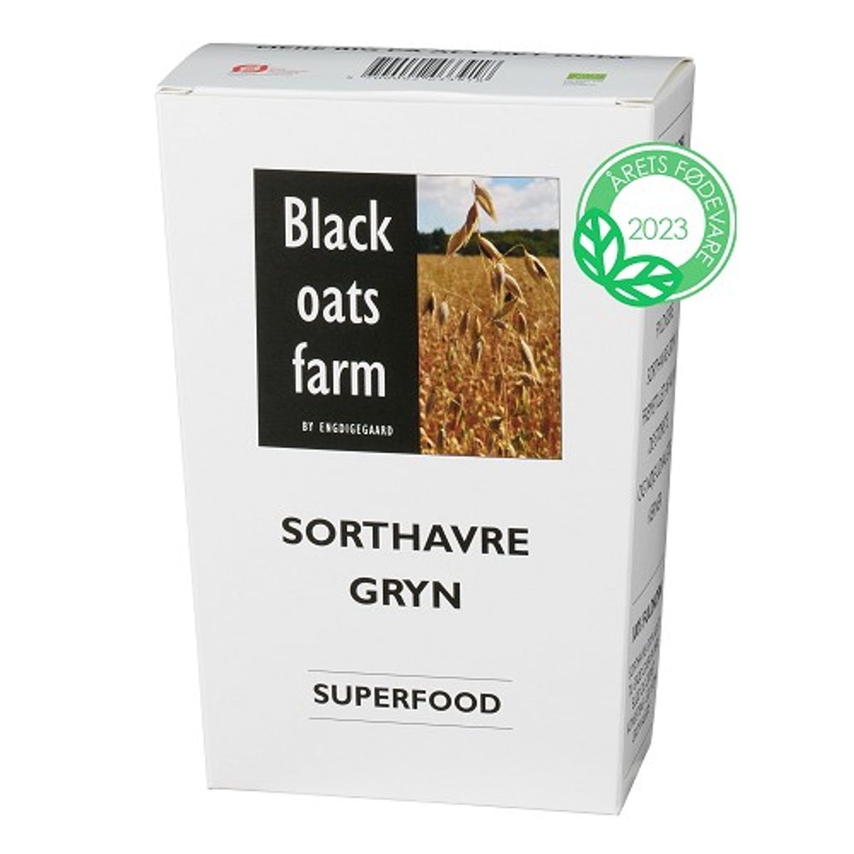 Havregryn sort, grovvalsede, Glutenfri, Dansk Økologisk - 835 gram - Engdigegaard - DISCOUNT PRIS