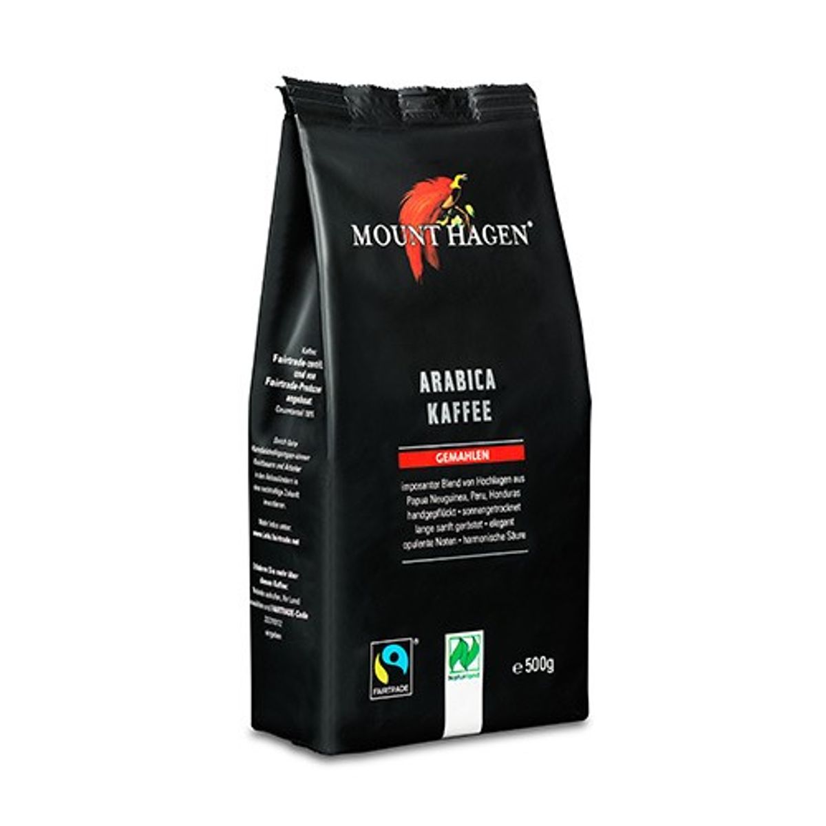 Kaffe Arabica malet Økologisk - 500 gram - Mount Hagen