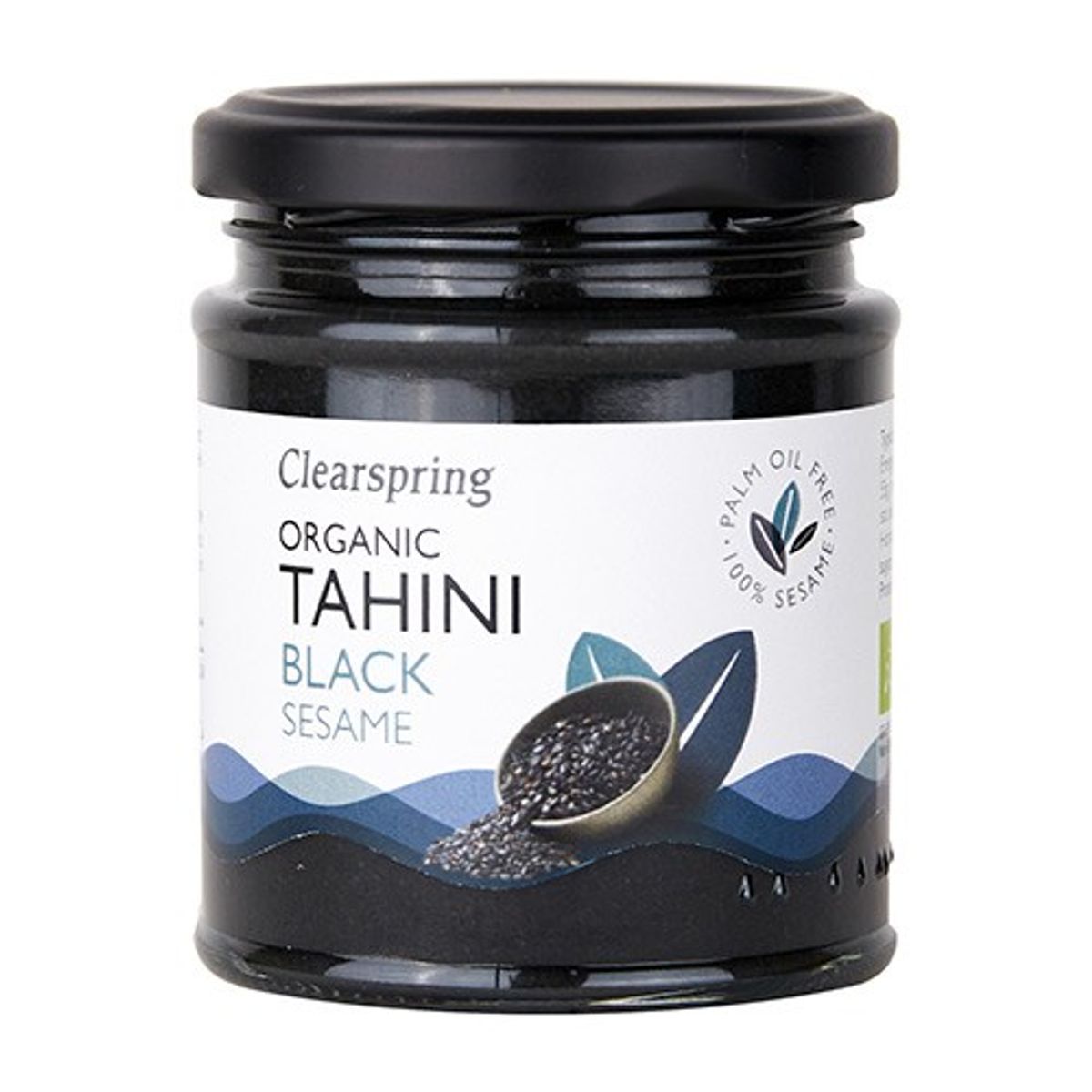 Tahin sort sesam Økologisk - 170 gram - Clearspring