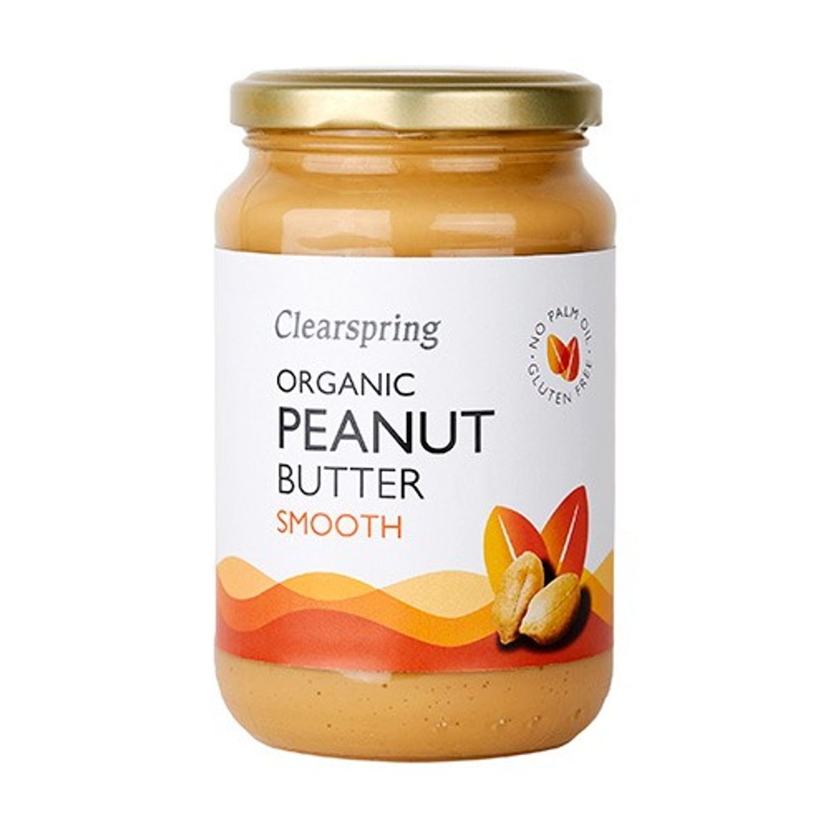 Peanutbutter Smooth Økologisk - 170 gram - Clearspring