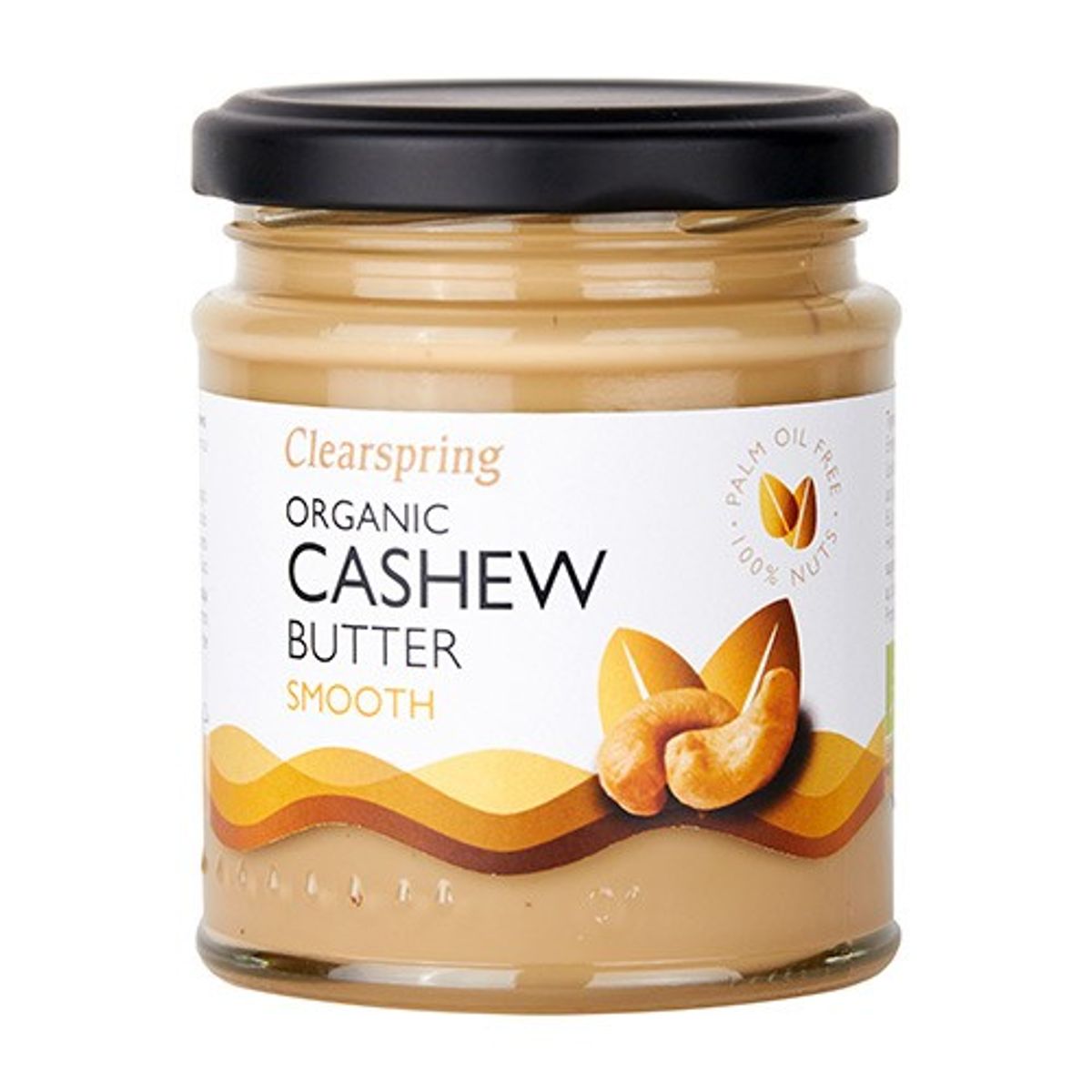 Smørepålæg Cashew Smooth Økologisk - 170 gram - Clearspring