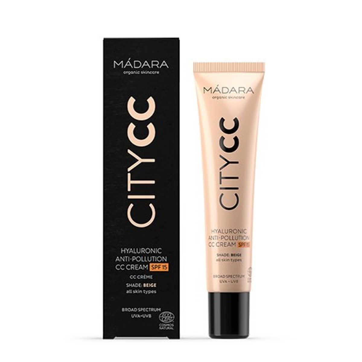 CITY CC Hyaluronic Anti-pollution CC Cream SPF 15 beige - 40 ml