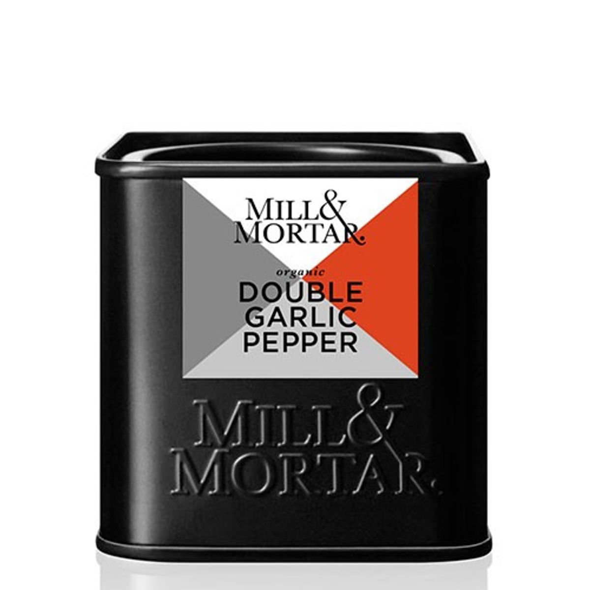 Double Garlic & Pepper Økologisk - 50 gram - Mill & Mortar