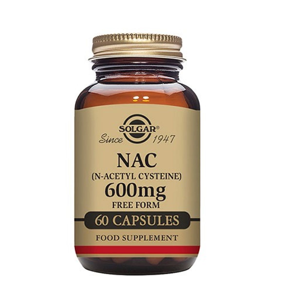 NAC (N-Acetyl Cysteine) 600 mg - 60 kapsler