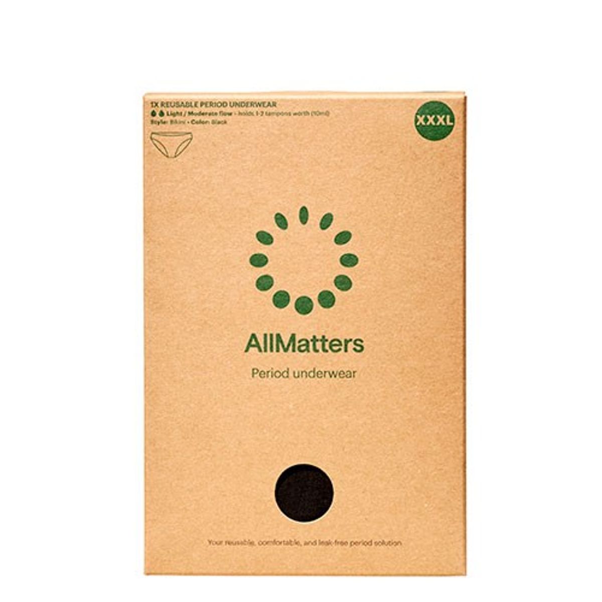 AllMatters menstruationstrusser XXXL - 1 styk