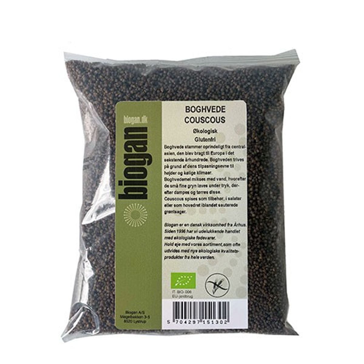 Couscous Boghvede Økologisk - 500 gram - Biogan