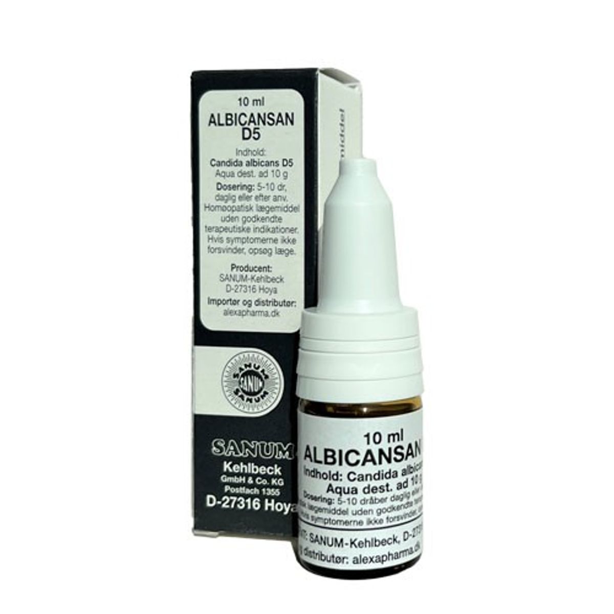 Albicansan dråber D5 - 10 ml - Sanum