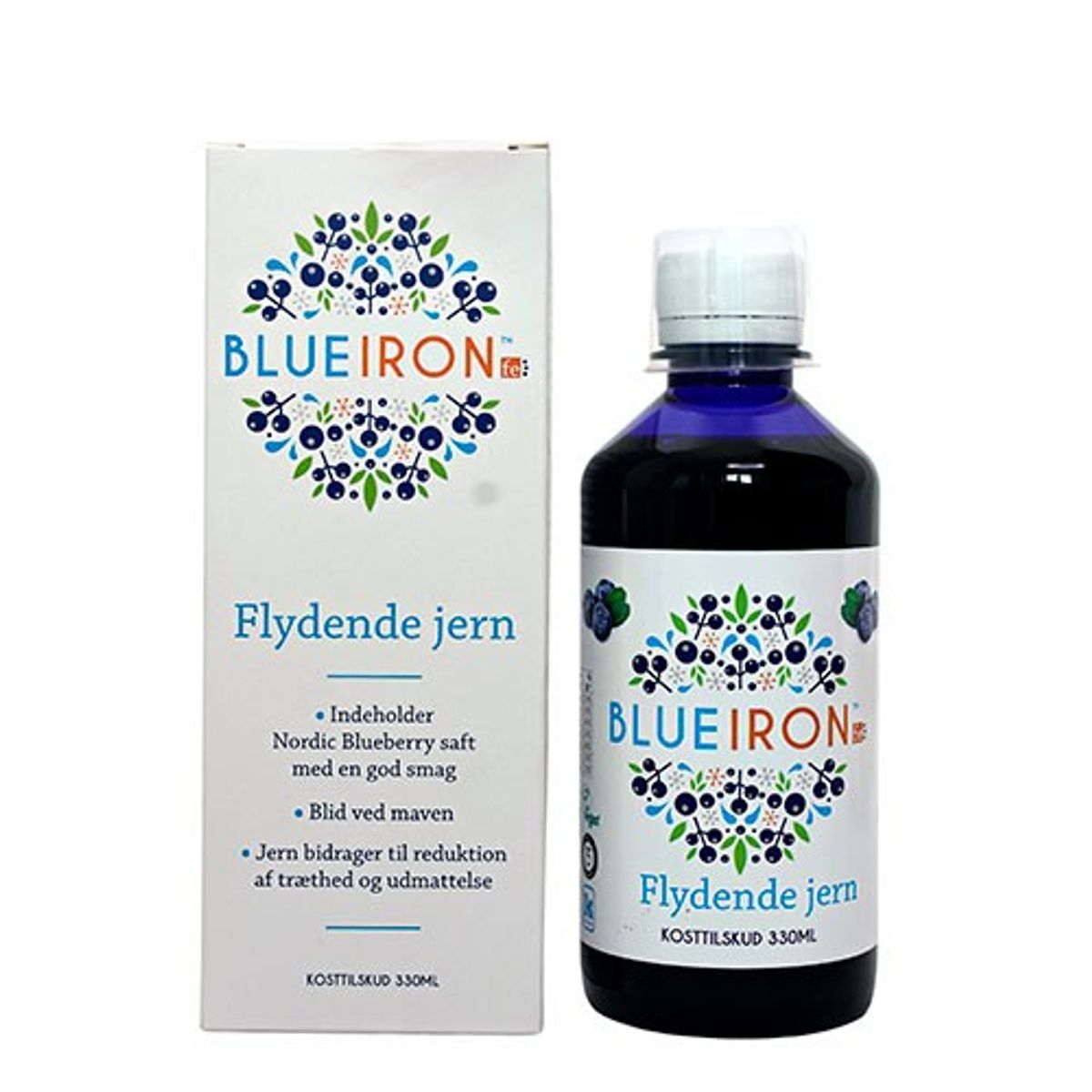 Blueiron flydende jerntilskud - 330 ml