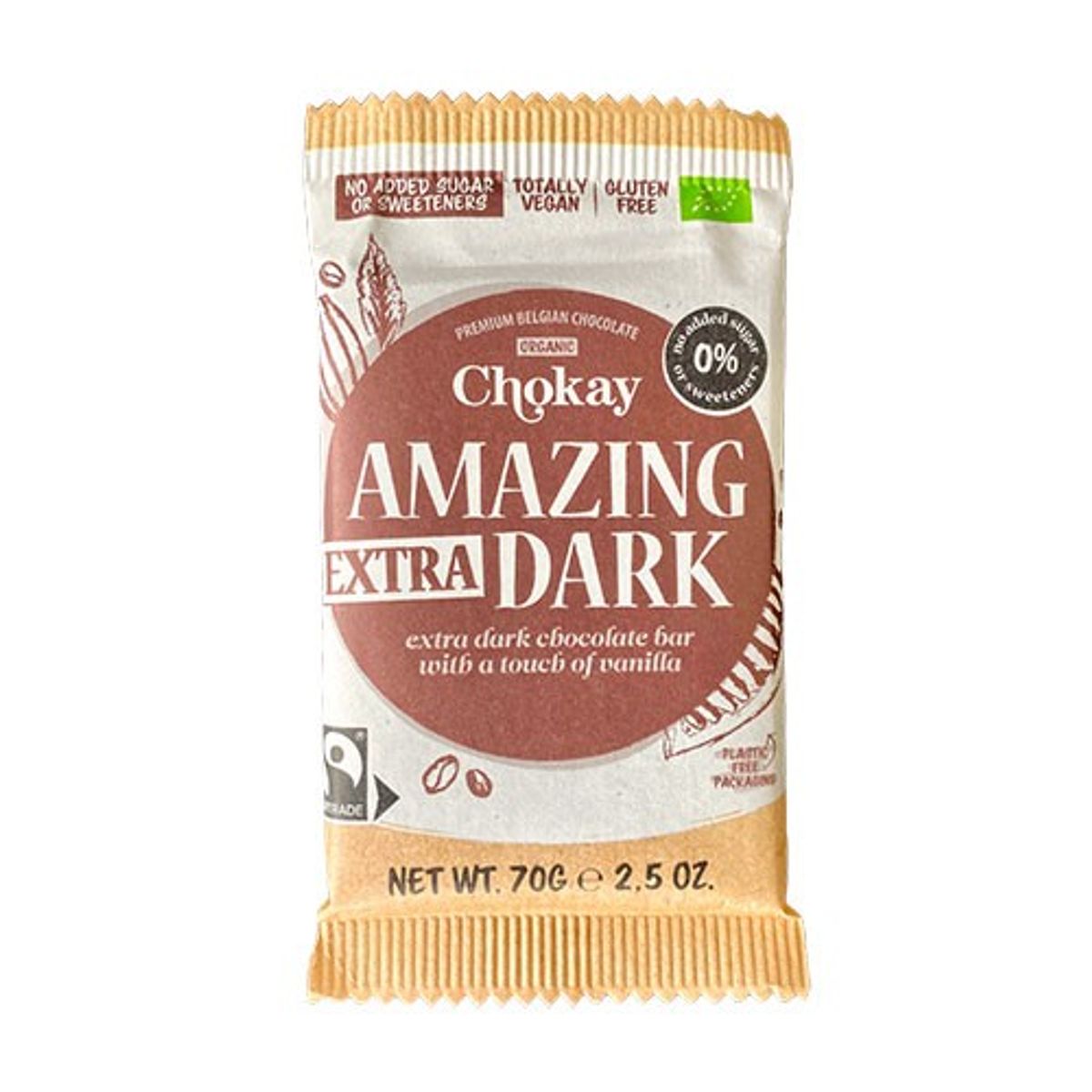 Bar Amazing Extra Dark Økologisk - 70 gram