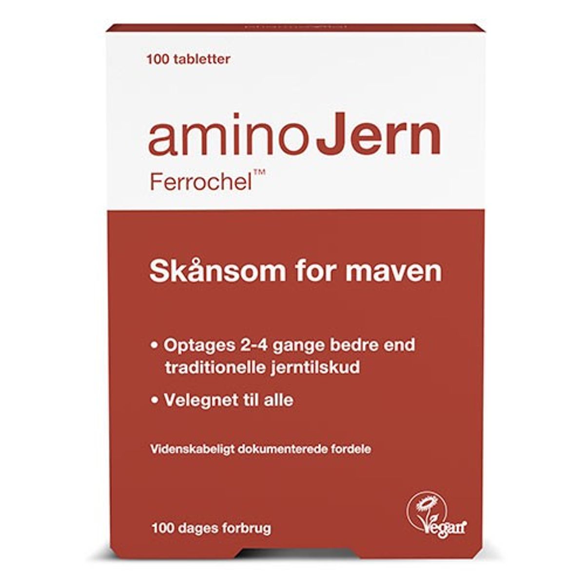 AminoJern 25 mg - 100 tabletter