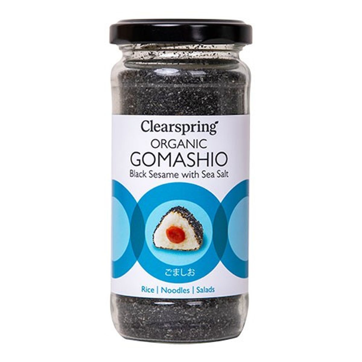 Gomasio sort Sesam med havsalt Økologisk - 100 gram - Clearspring