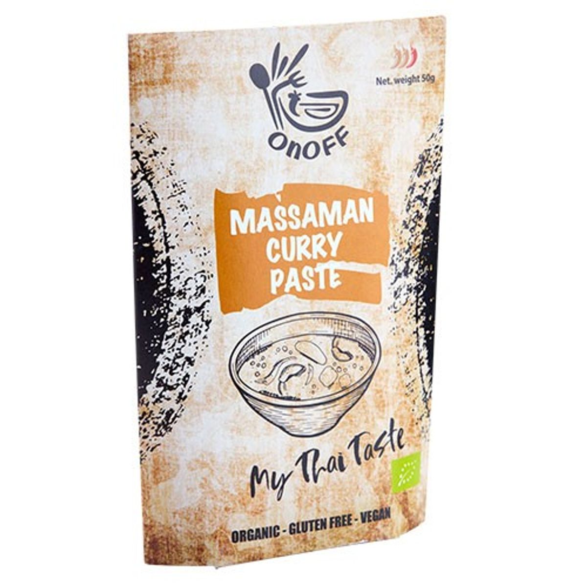 Thai Massaman Curry Paste Økologisk - 50 gram