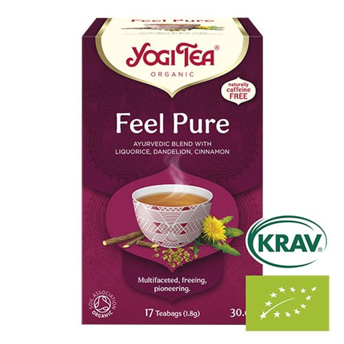 Yogi Tea Feel Pure Økologisk - 17 breve