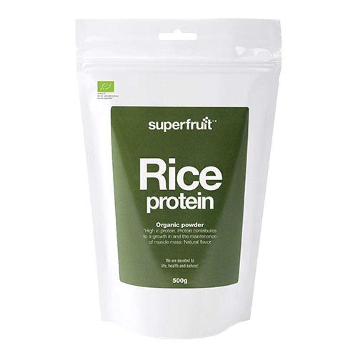 Rice Protein Powder Økologisk - 500 gram