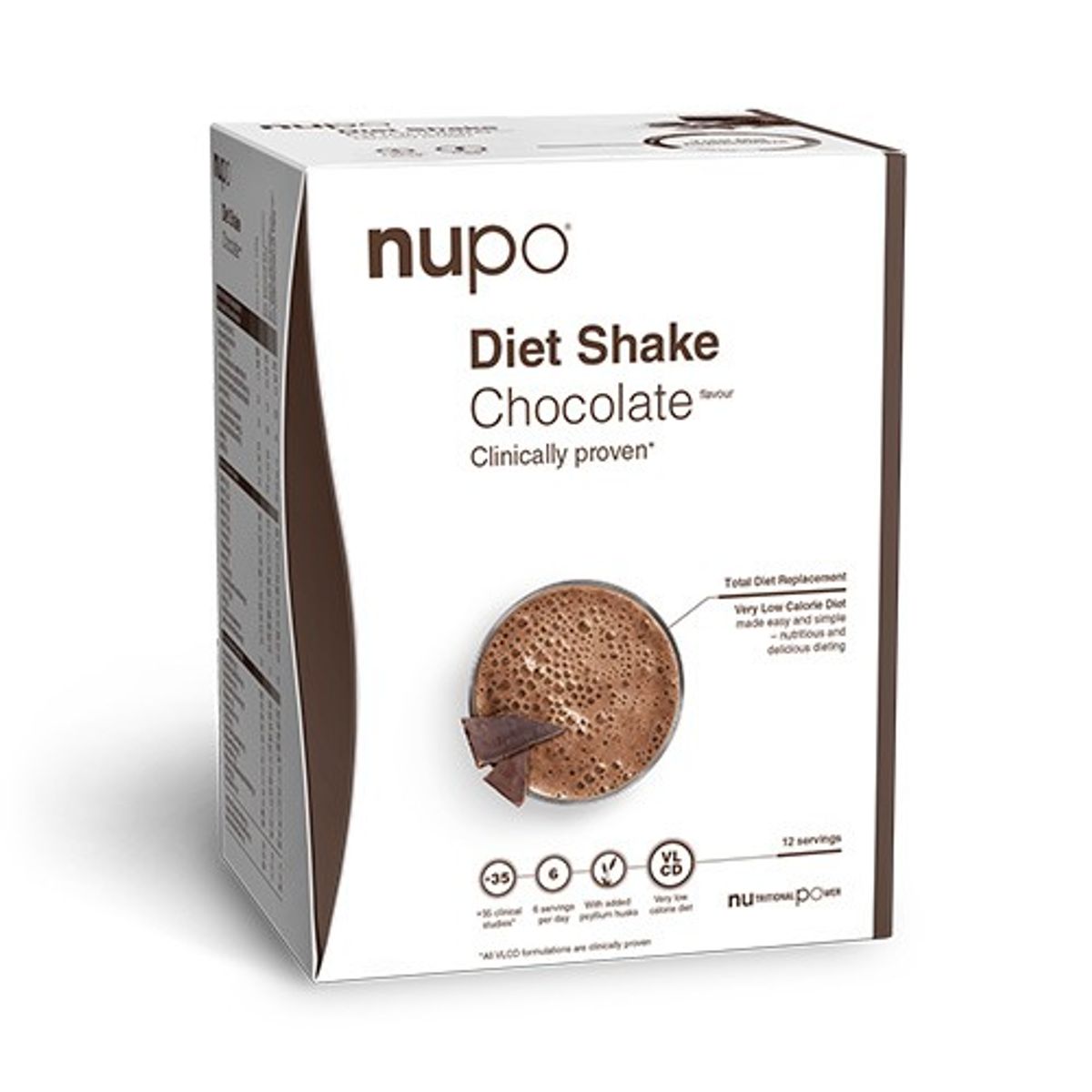 Nupo Diet Shake Chocolate - 384 gram