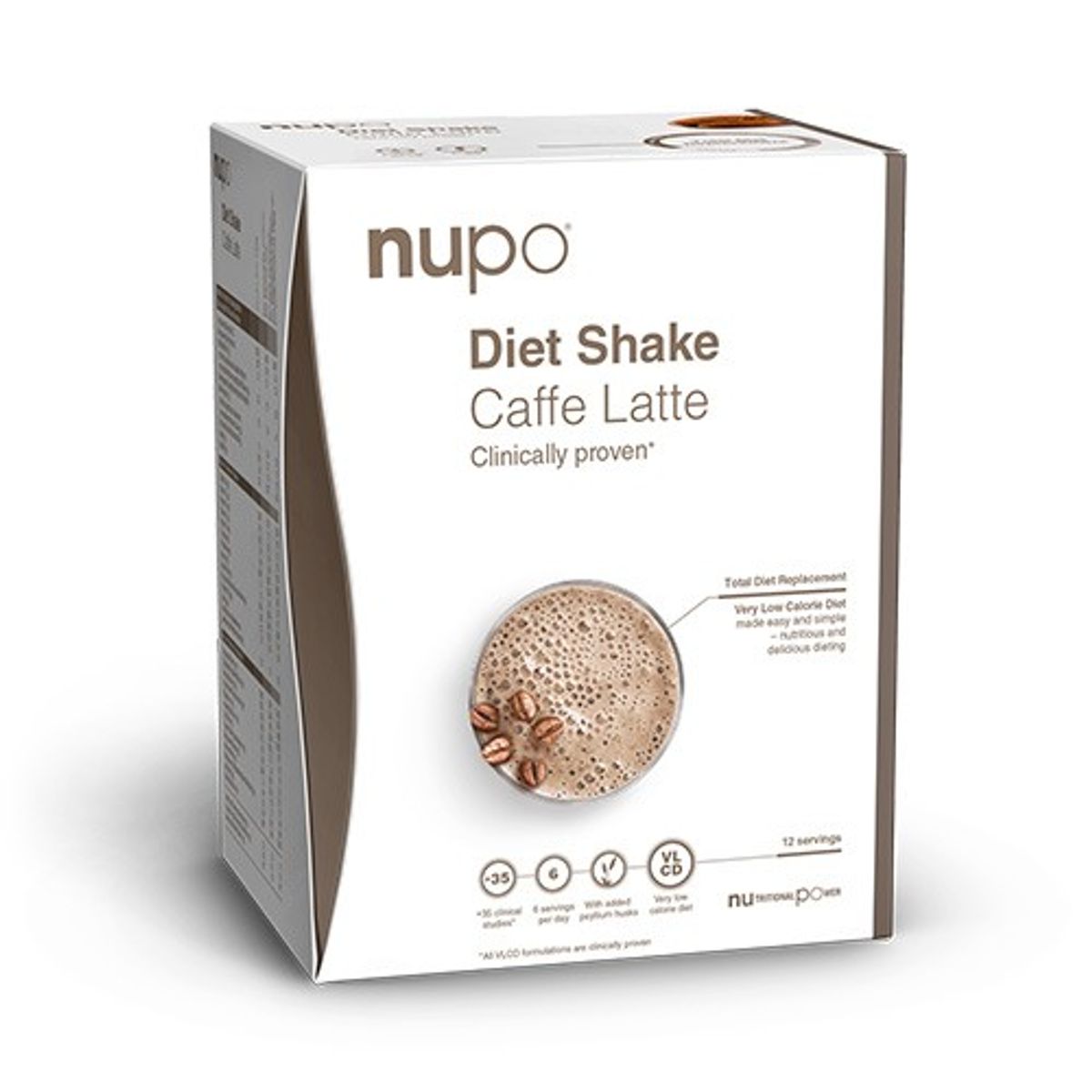 Nupo Diet Shake Caffe Latte - 384 gram