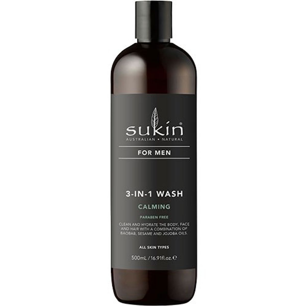 Men 3-in-1 Wash - Calming - 500 ml