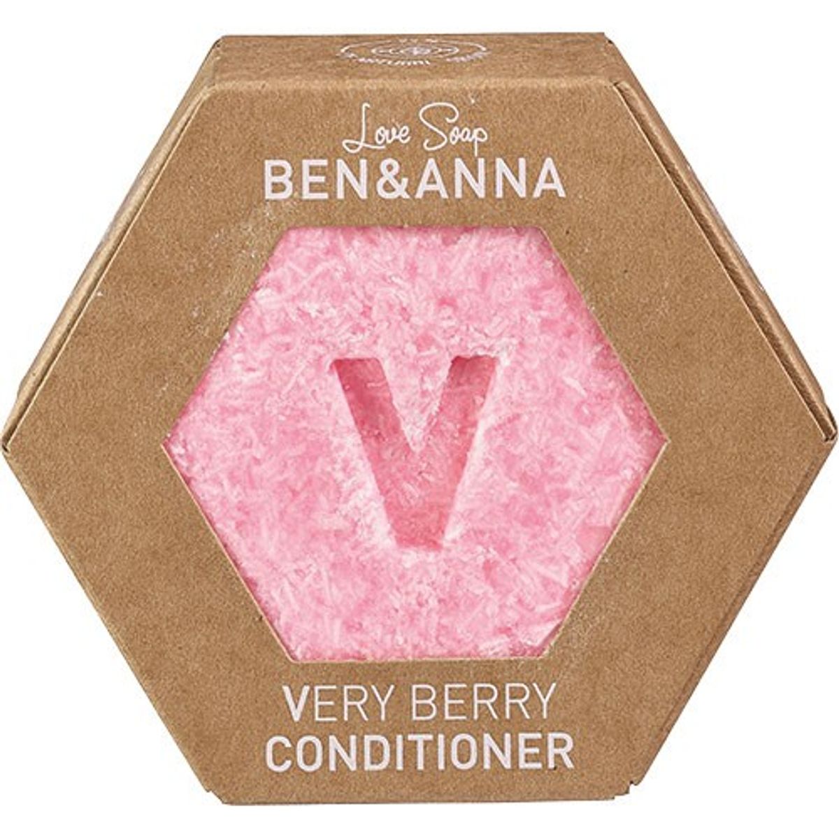 Love Soap - Very Berry Conditioner Bar - 60 gram - Ben & Anna